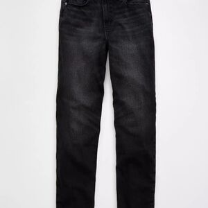 AMERICAN EAGLE AE Strigid Super High-Waisted Baggy Straight Jean Sz 10 Long/30 W